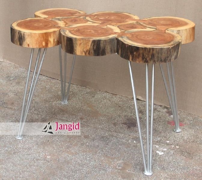 INDUSTRIAL LIVE EDGE TABLE
