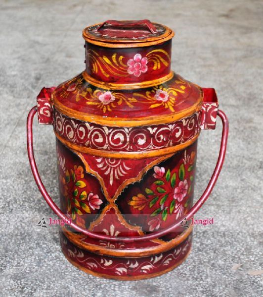 IRON PAINTED MILK CANE