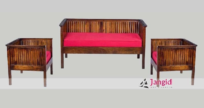 SHEESHAM WOOD SOFA SET