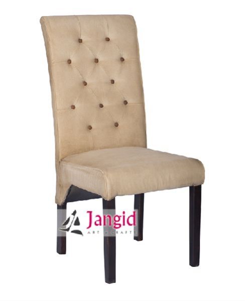 Wooden Canvas Upholstery Dining Chair