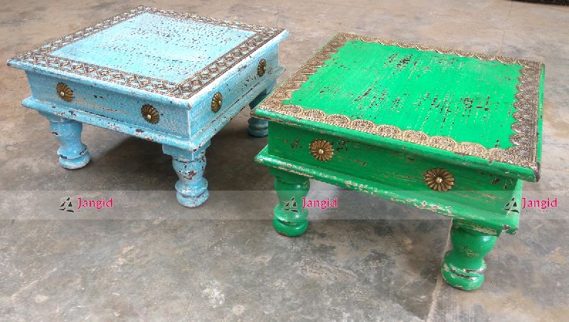 WOODEN DISTRESS BAJOT