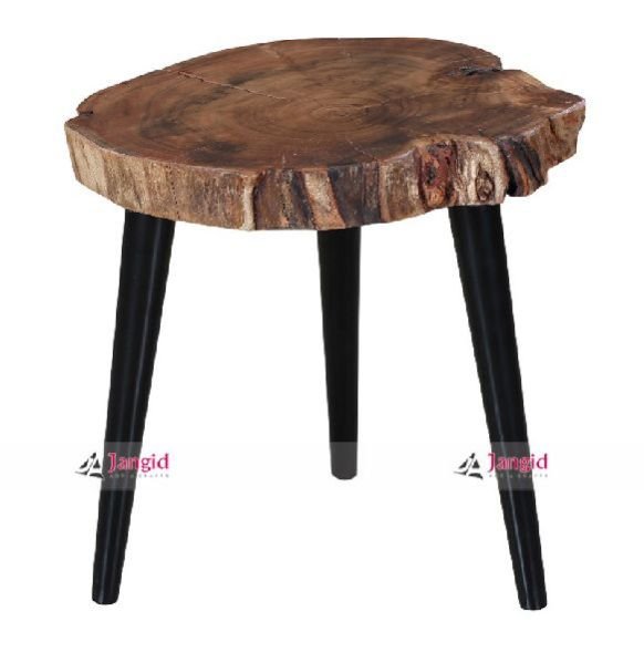 WOODEN LIVE EDGE TABLE