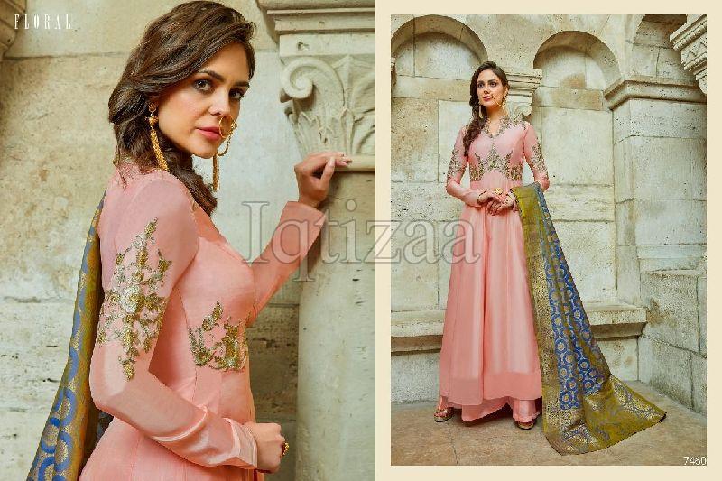 7460 - Floral Salwar Suit