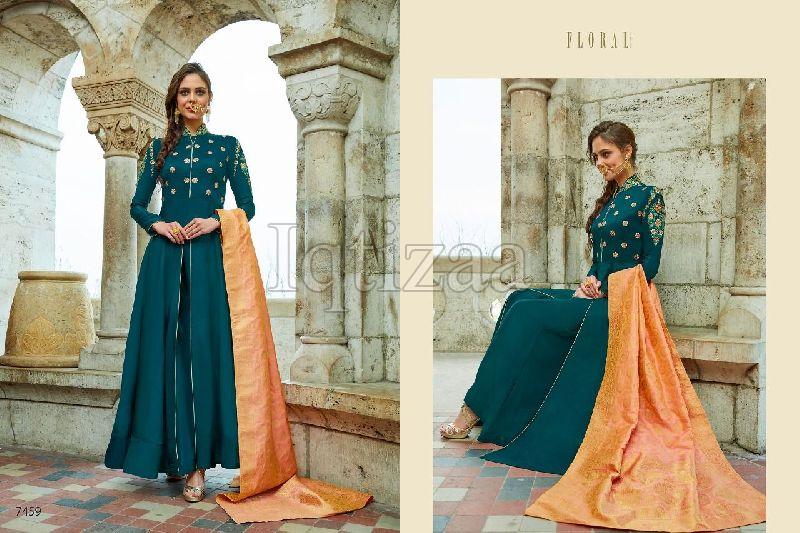 7459 - Floral Salwar Suit