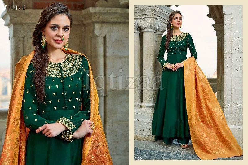 7456 - Floral Salwar Suit