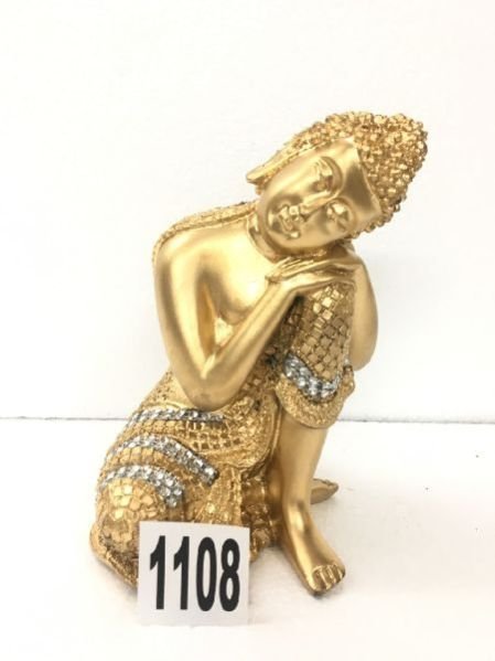7.5 x 5 inch Resin Buddha Statue