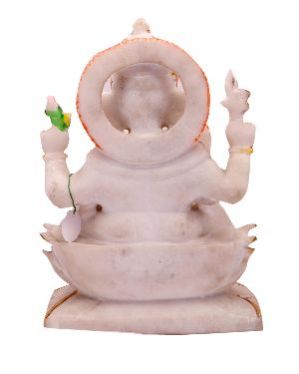 RS018-2 Marble Ganesh JI Statue