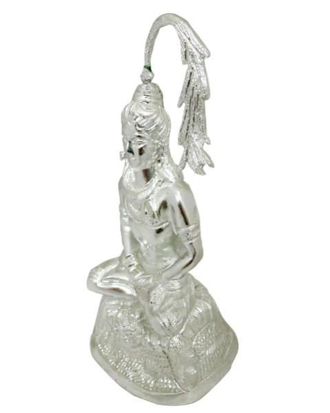 RS029-2 White Metal Shiv Ji Statue