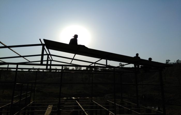 Wooden Floor Elevated Goat Shed Construction Services 03