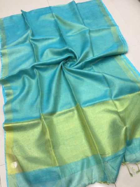 Tissue Linen Saree 01