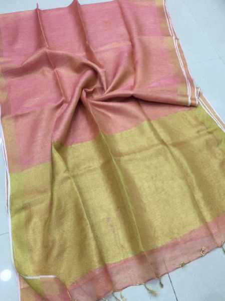Tissue Linen Saree 04