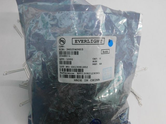 5mm Red Glow Everlight Led Diode 02