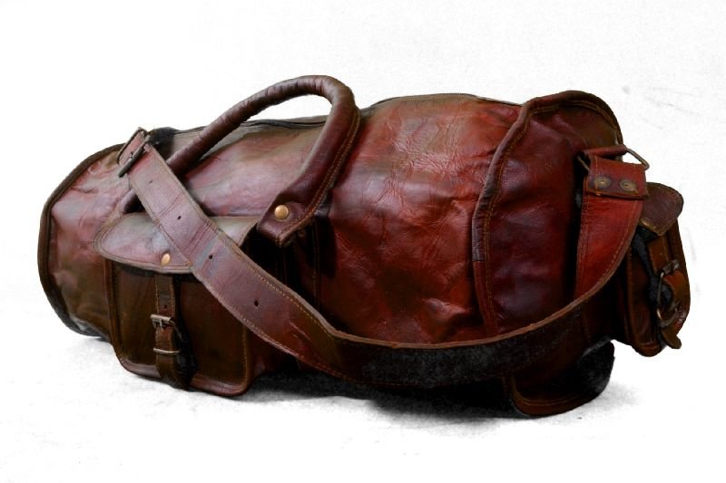 Leather Duffel Bag 01