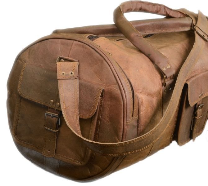 Leather Duffel Bag 03