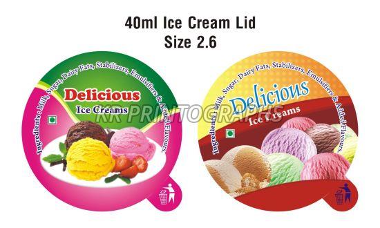 40 ml  Ice Cream Cup Lid