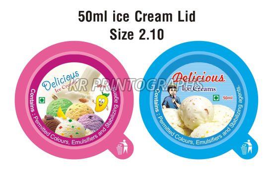 50 ml Ice Cream Cup Lid