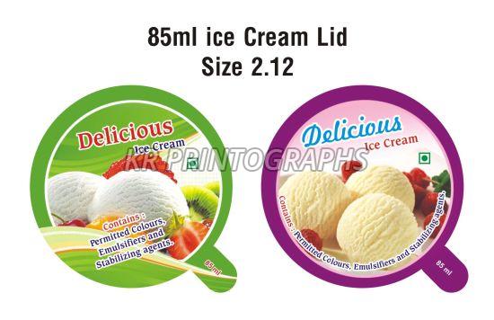 85 ml  Ice Cream Cup Lid
