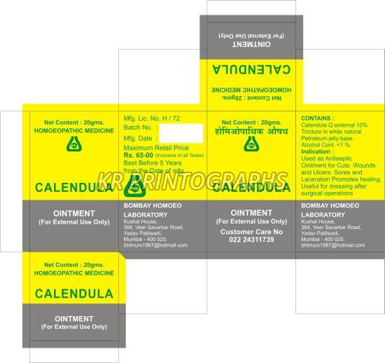 Calendula Ointment Box