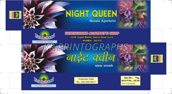 Night Queen Agarbatti Box