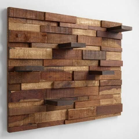 Abstract Wood Wall Art 06