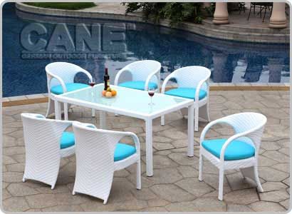 Cane Dining Sets 10