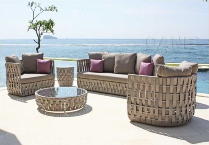Cane Sofa Set 01