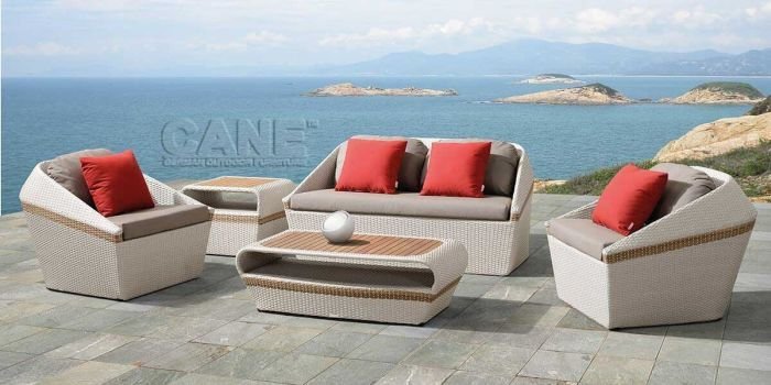 Cane Sofa Set 03