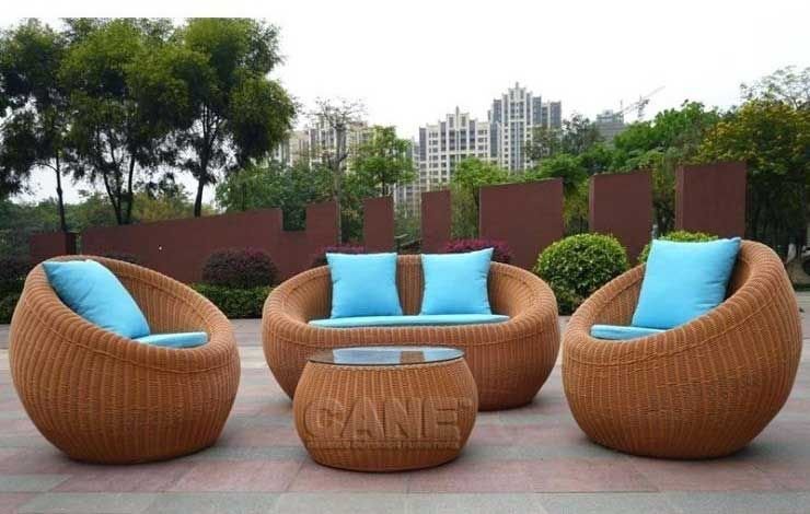 Cane Sofa Set  15