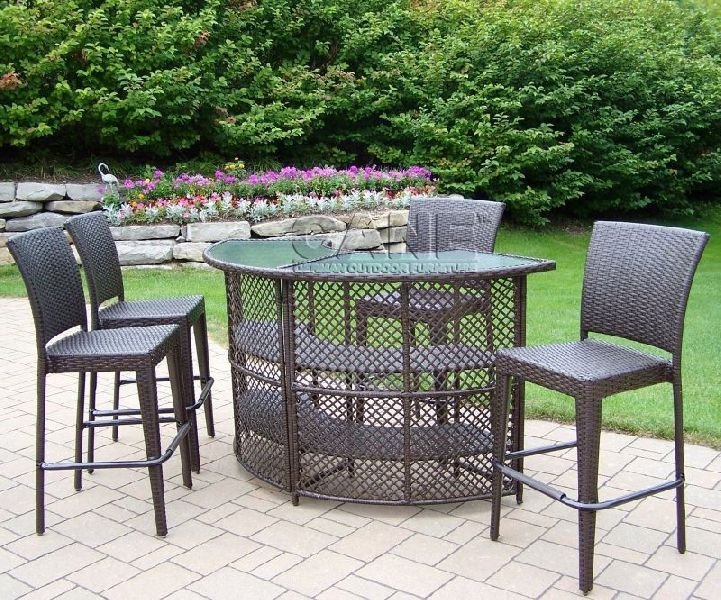 Cane Outdoor Bar Furniture 02