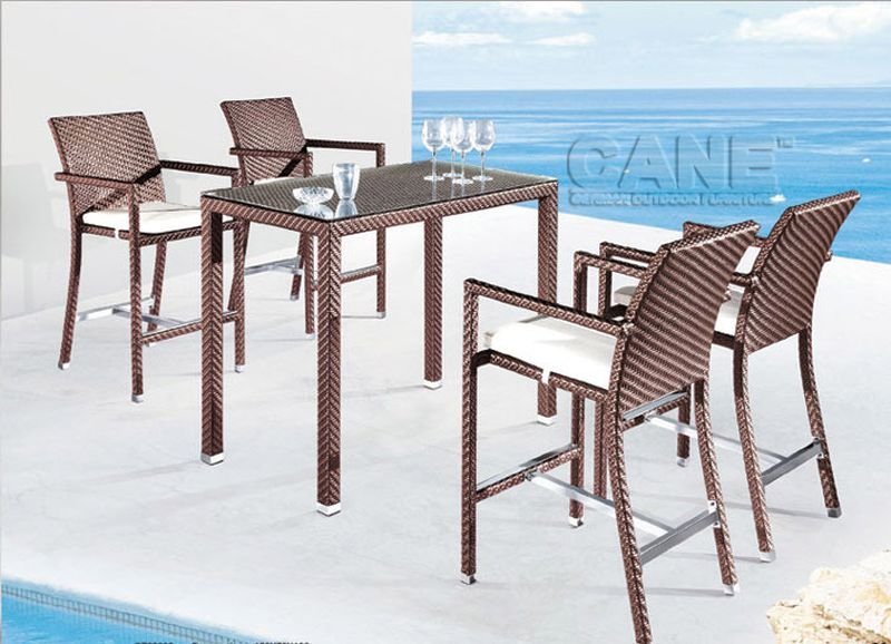 Cane Outdoor Bar Furniture 05