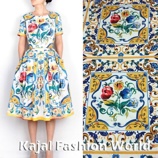 Rayon Digital Print Fabric 01