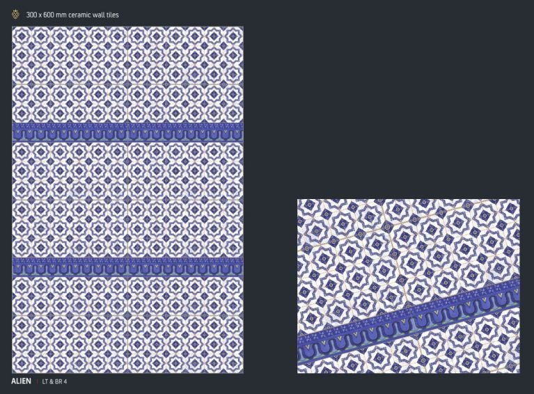 Alien 300x600 mm Royal Burry Tiles