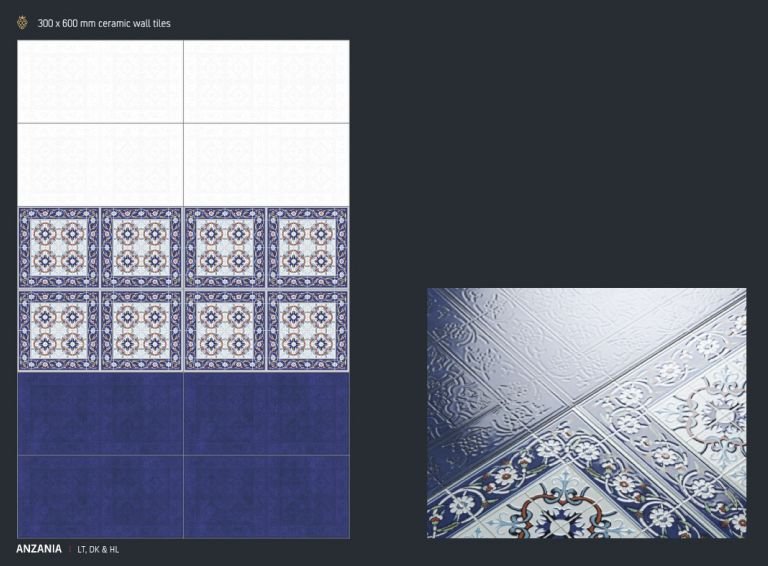 Anzania 300x600 mm Royal Burry Tiles