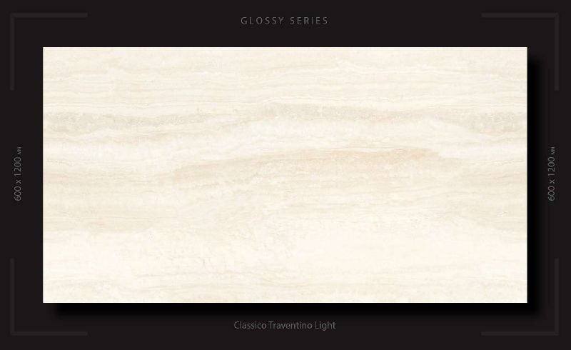 Classico Traventino Light 600x1200 mm Tiles600x1200 mm PGVT Tiles