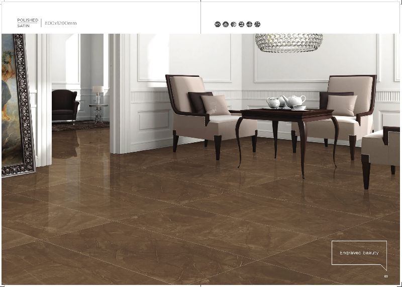 Engraved Beauty 600x1200 mm Polished & Satin Finish Tiles
