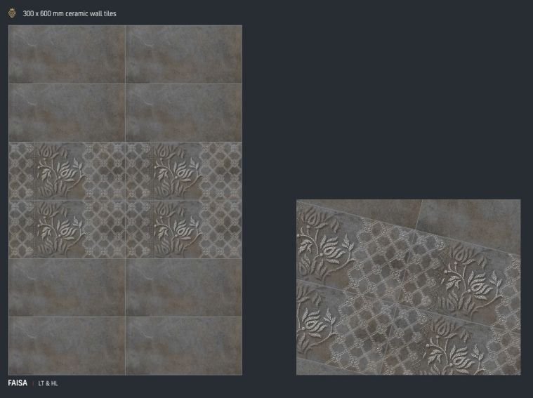 Faisa 300x600 mm Royal Burry Tiles