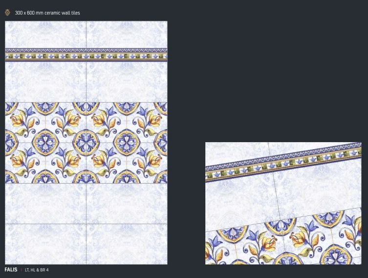 Falis 300x600 mm Royal Burry Tiles