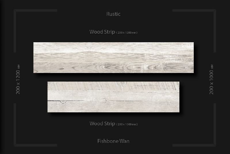 Fishbone Wan 196x1200 mm Tiles