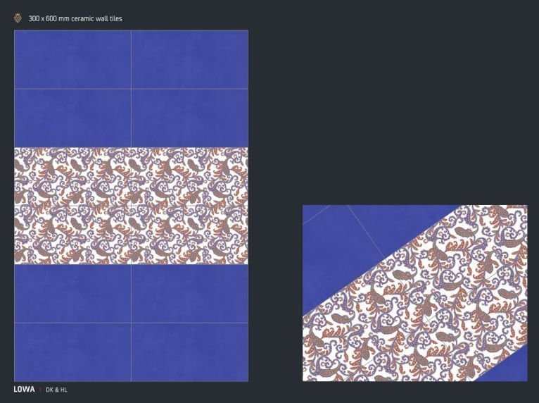 Lowa 300x600 mm Royal Burry Tiles