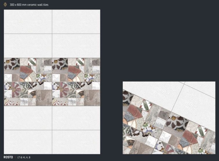 Rosto 300x600 mm Royal Burry Tiles