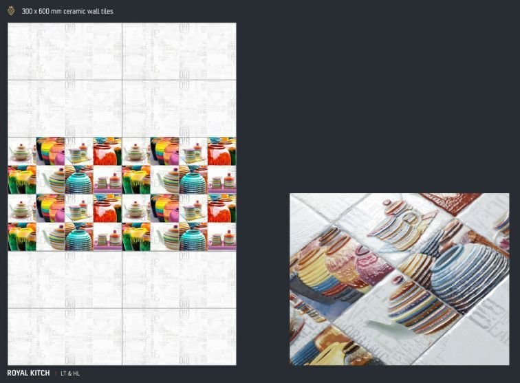 Royal Kitch 300x600 mm Royal Burry Tiles