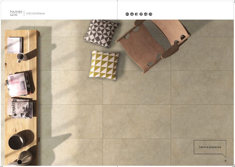 Serene Presence 600x1200 mm Polished & Satin Finish Tiles