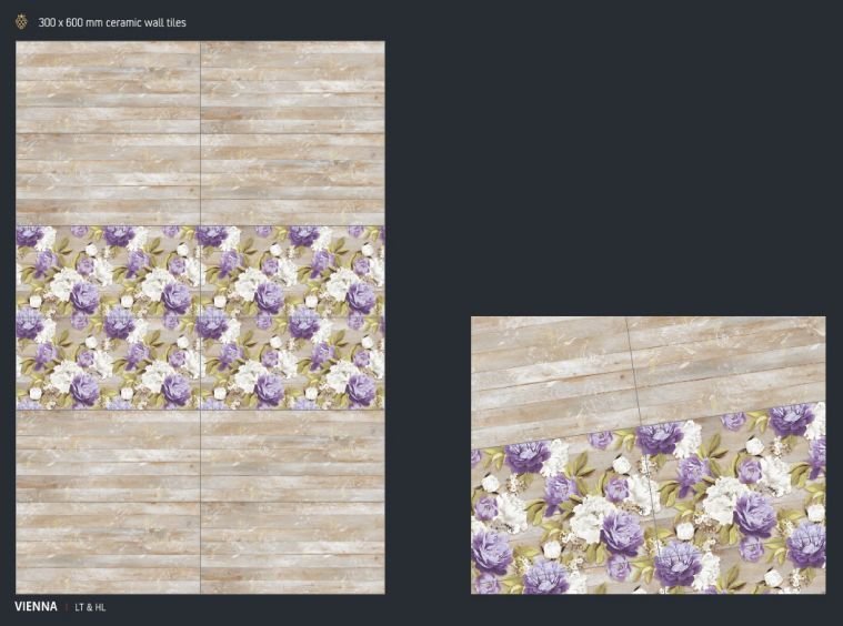 Viena 300x600 mm Royal Burry Tiles