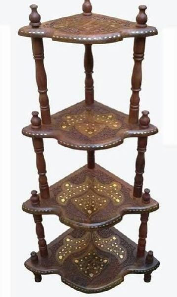 Wooden Corner Table 02