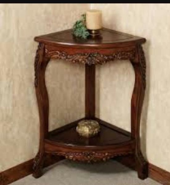 Wooden Corner Table 04