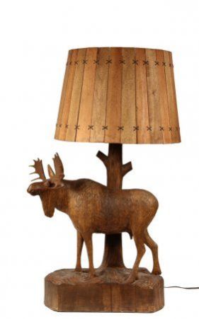 Wooden Table Lamp 02