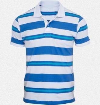 Mens Striped Polo T-Shirts 02