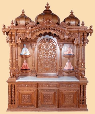 House Temple Wooden Carving Work 01