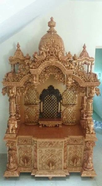 House Temple Wooden Carving Work 02