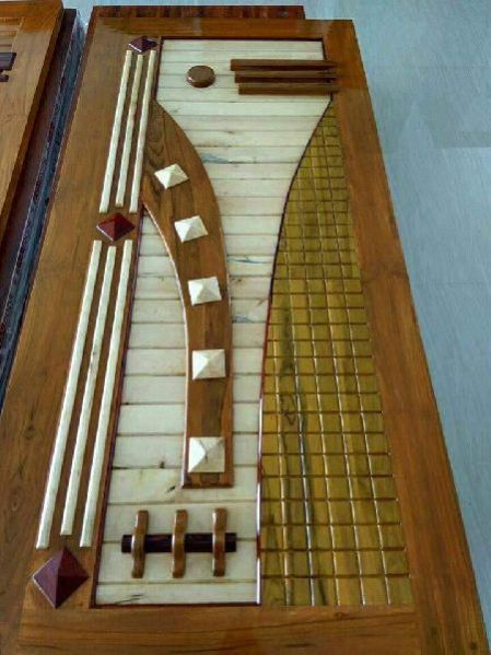 Teak Wood Modern Designer Door 04